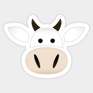 Cow Logo Sticker